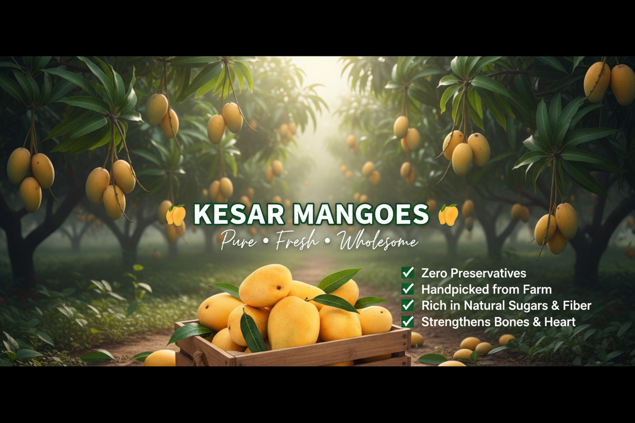 Kesar Mango Banner - Morning Grove